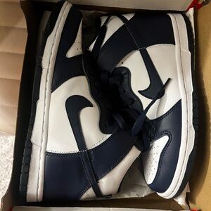 Nike Dunk High Navy 4.5y